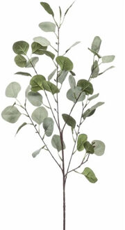 Kunstbloem Eucalyptus tak - 87 cm - groen - Kunstbloemen