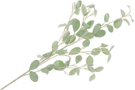 Kunstbloem Eucalyptus tak Real Touch - 90 cm - lichtgroen - Kunstbloemen