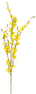 Kunstbloem forsythia - geel - 100 cm