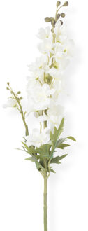 Kunstbloem ridderspoor - wit - 85 cm
