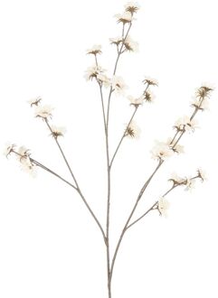 Kunstbloem Zinnia creme