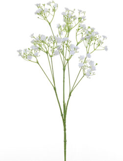 Kunstbloemen Gipskruid/Gypsophila takken wit 70 cm - Kunstbloemen