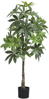 Kunstboom Geldboom In Pot - 140 Cm - Kunststof - Groen