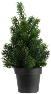 Kunstboom/kunst kerstboom groen 22 cm