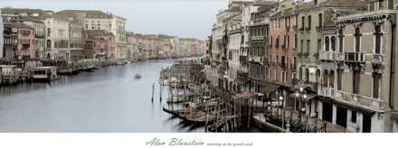 Kunstdruk Alan Blaustein - Morning on the Grand Canal 106x40cm Divers - 106x40 cm