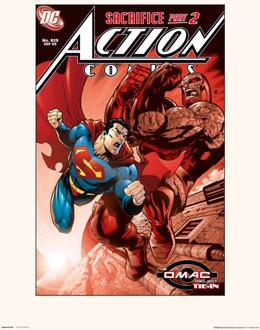Kunstdruk DC Action Comics 829 30x40cm Divers - 30x40 cm