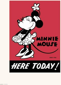 Kunstdruk Disney - Minnie 90 II 30x40cm Divers - 30x40 cm