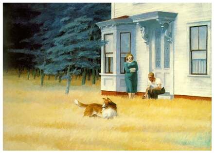 Kunstdruk Edward Hopper Cape Cod Evening 40x30cm Divers - 40x30 cm