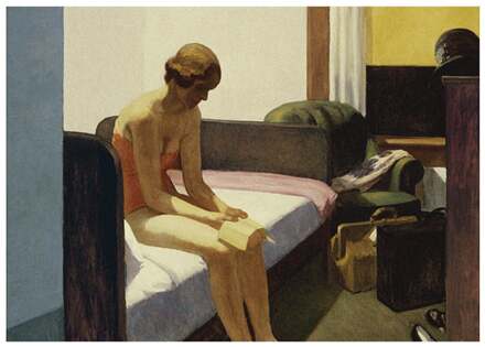 Kunstdruk Edward Hopper Hotel Room 40x30cm Divers - 40x30 cm