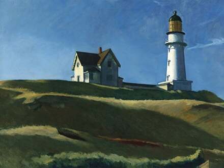 Kunstdruk Edward Hopper Lighthouse Hill 1927 50x40cm Divers - 50.5x40 cm