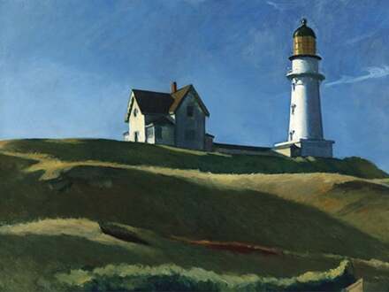 Kunstdruk Edward Hopper Lighthouse Hill 1927 50x40cm Divers - 50x40 cm
