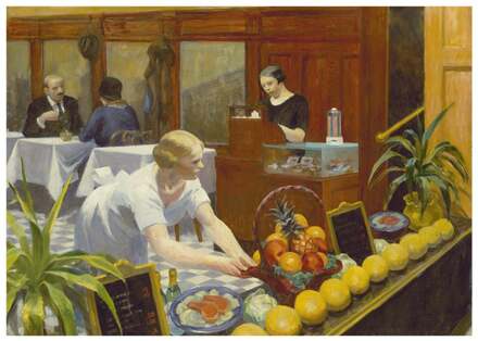 Kunstdruk Edward Hopper Tablets for Ladies 40x30cm Divers - 40x30 cm