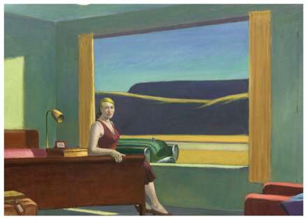Kunstdruk Edward Hopper Western Motel 1957 40x30cm Divers - 40x30 cm