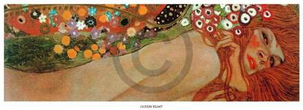 Kunstdruk Gustav Klimt - Acqua Mossa 50x20cm Divers - 50x20 cm