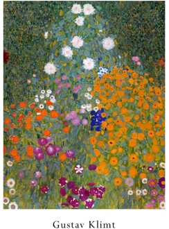 Kunstdruk Gustav Klimt - Bauerngarten 50x70cm Divers - 50x70 cm