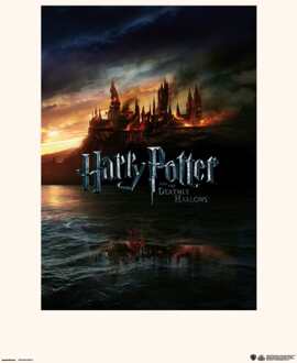 Kunstdruk Harry Potter And The Deathly Hallows 30x40cm Divers - 30x40 cm