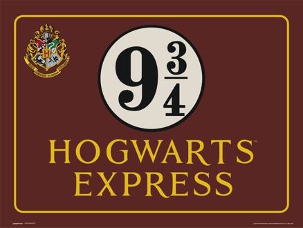 Kunstdruk Harry Potter Hogwarts Express 30x40cm Divers - 30x40 cm