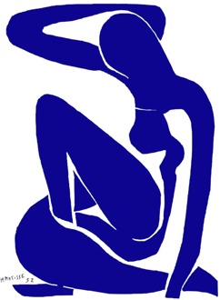 Kunstdruk Henri Matisse - Nu bleu I 60x80cm Divers - 60x80 cm