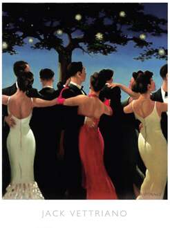 Kunstdruk Jack Vettriano - Waltzers 40x50cm Divers - 40x50 cm