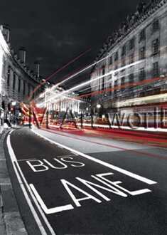 Kunstdruk Jean-Jacques Bernier - Bus Lane 50x70cm Divers - 50x70 cm