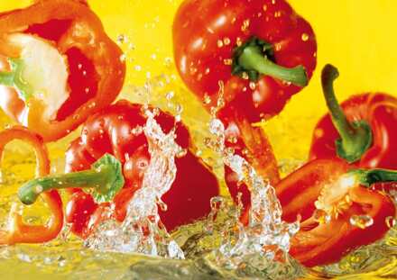 Kunstdruk Michael Meisen - Paprika 30x21cm Divers - 30x21 cm