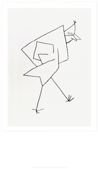 Kunstdruk Paul Klee - Oiseau Superieur 50x60cm Divers - 50x60 cm