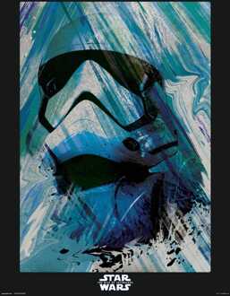 Kunstdruk Star Wars - Episode IX First Order Trooper 30x40cm Divers - 30x40 cm