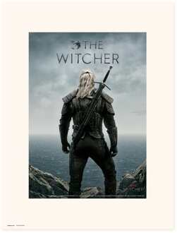 Kunstdruk The Witcher - Backwards 30x40cm Divers - 30x40 cm