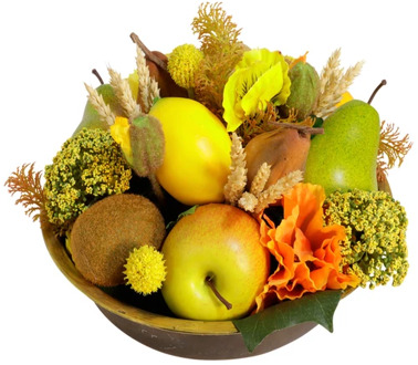 Kunstfruit bloemstuk
