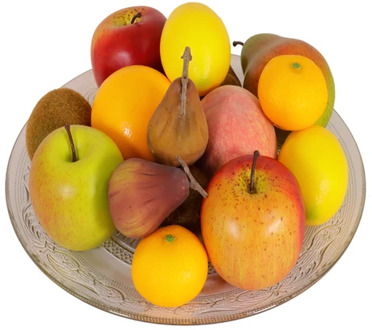 Kunstfruit schaal 30cm Ø