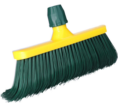 Kunstgras bezem - bezemkop - klauw bezem - groen - 30 cm - kunststof - voegenbezem