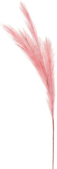 Kunstgras/rietgras/takken/losse steel - pluimen pampasgras - roze - 80 cm