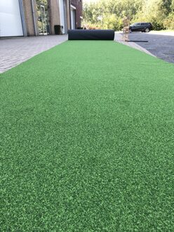 Kunstgras Sprinttrack Multiplay Groen - Single Colour - 4 x 25 meter