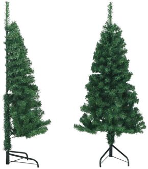 Kunstkerstboom hoek 120 cm PVC groen