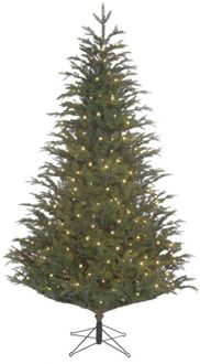 kunstkerstboom led frasier fir maat in cm: 185 x 124 groen