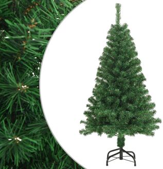 Kunstkerstboom met dikke takken 120 cm PVC groen