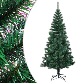 Kunstkerstboom met iriserende uiteinden 150 cm PVC groen