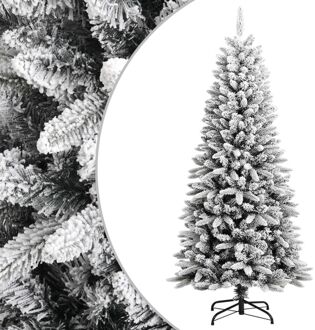 Kunstkerstboom met sneeuw 150 cm PVC en PE