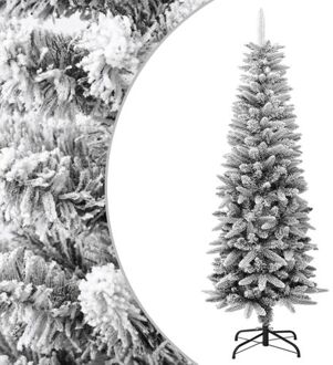 Kunstkerstboom Met Sneeuw Smal 150 Cm Pvc En Pe