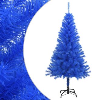 Kunstkerstboom met standaard 150 cm PVC blauw