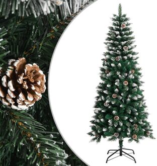 Kunstkerstboom met standaard 150 cm PVC groen