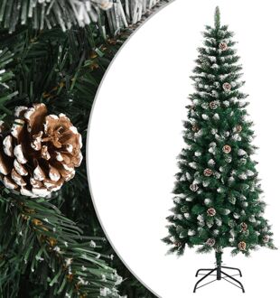 Kunstkerstboom met standaard 180 cm PVC groen