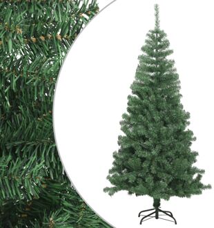 Kunstkerstboom met standaard 230 takken 120 cm Groen