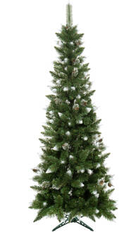 Kunstkerstboom Skinny Diamond Pine 250 cm Zonder Verlichting Groen