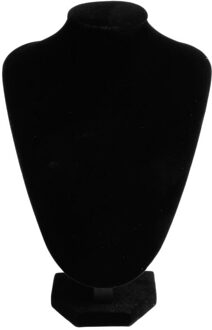 Kunstleer/Fluwelen Mannequin Sieraden Ketting Display Houder Hals Buste Stand Showcase Toon Versier Velvet 1