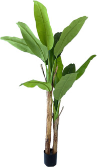 Kunstmatige bananenplant - 160 cm Groen