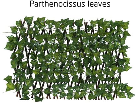 Kunstmatige Blad Privacy Hek Roll Muur Landschapsarchitectuur Hek Privacy Hek Screen Outdoor Tuin Achtertuin Balkon Hek Privacy parthenocissus