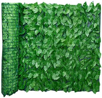 Kunstmatige Blad Privacy Hek Roll Uv Muur Landschapsarchitectuur Privacy Hek Screen Outdoor Achtertuin Balkon Hek Tuin appel leaf L