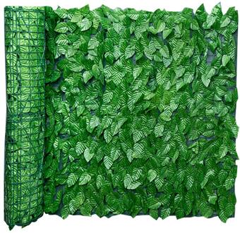 Kunstmatige Blad Screening Roll Uv Vervagen Beschermd Privacy Hedging Muur Landscaping Tuin Hek Balkon Screen 01