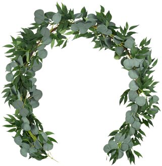 Kunstmatige Bladeren Wijnstok Rotan Bruiloft Muur Home Decor Simulatie Plant Opknoping Garland Wijnstok Bloem Planten Bladeren Garland Decor